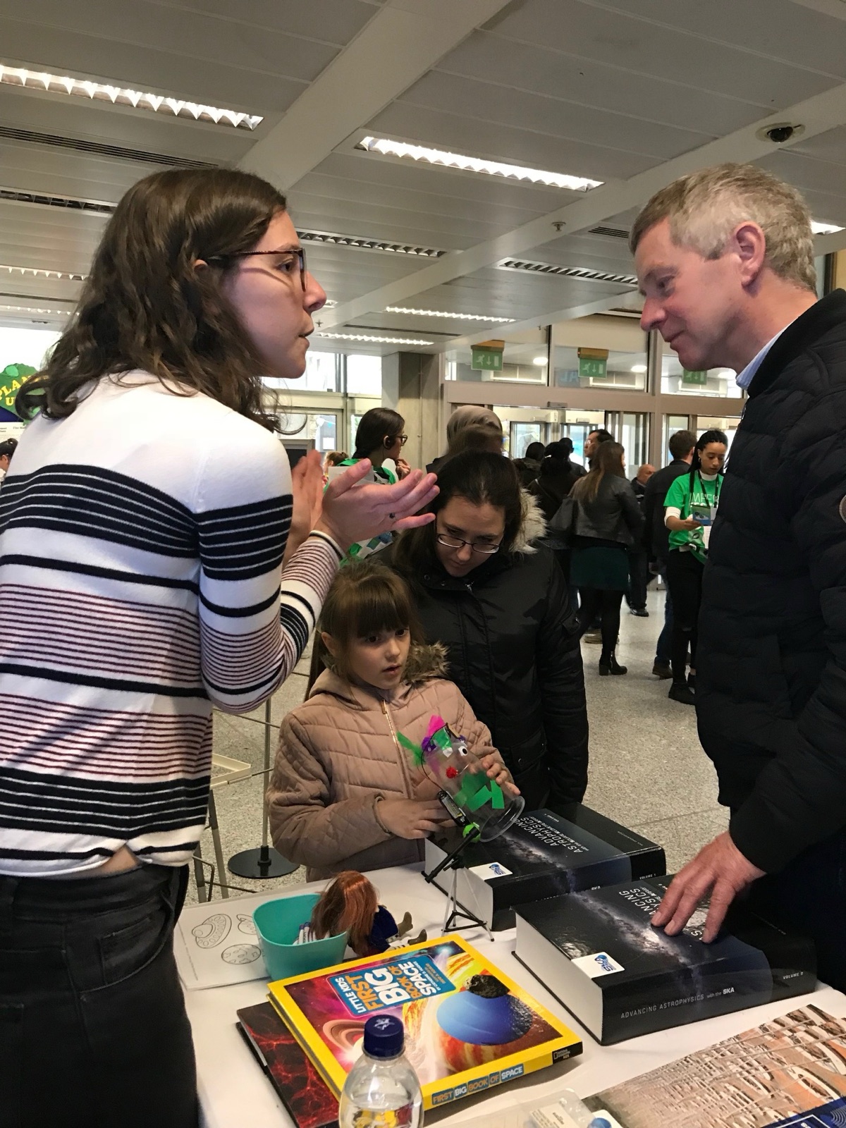 Explaining research at the 2018 Imperial Festival